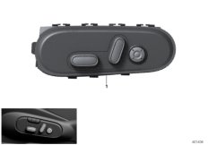 Переключ.регулир.сиденья пер.пассажира