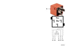 Реле CD-чейнджера Lachsrot