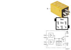 Реле переключающ.устр.с термоэлементом