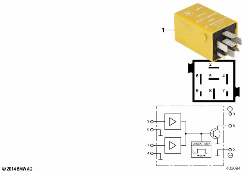 Реле переключающ.устр.с термоэлементом