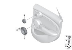 Детали системы HiFi на Зд двери