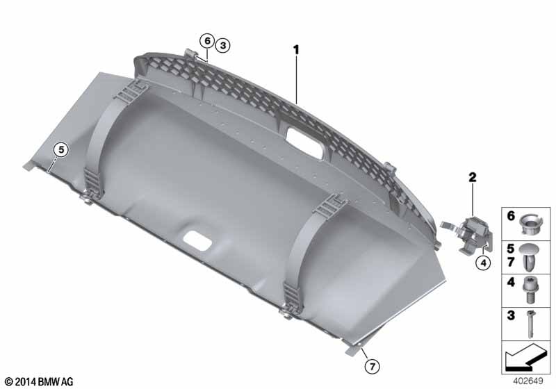 Складной верх, отделения