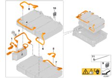 Высоков.соед.провод высоков.накопителя