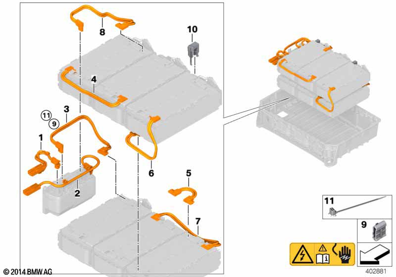 Высоков.соед.провод высоков.накопителя