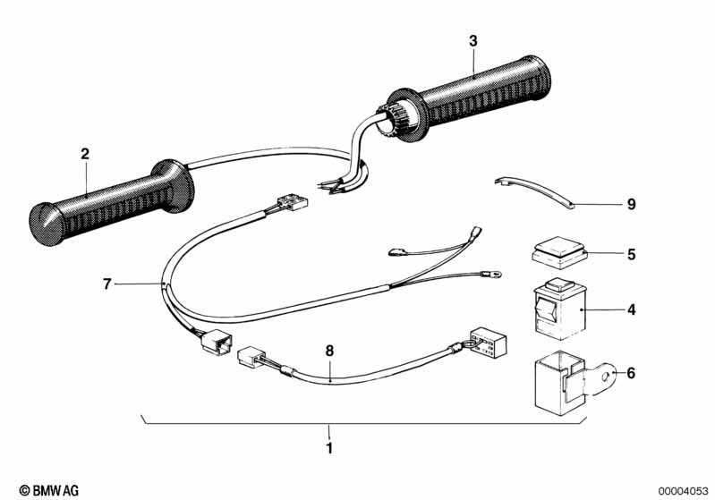 Комплект дооснащения обогреваемой ручки