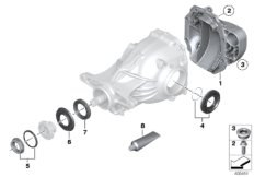 Комплект уплотнителей редукт.задн.моста