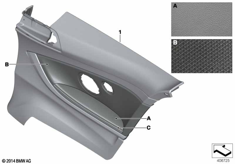 Индивидуальная боковая обшивка кожа