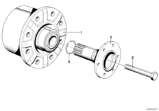Элемент блокир.диффер.редукт.зад.моста