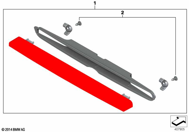 Доп.фонарь стоп-сигнала на тур.топкейсе