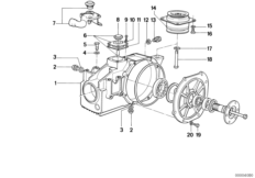 Крышка картера КПП/ подвеска