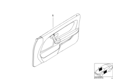 Индивид. обшивка двери частично кожа