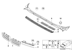 Наружные накладки / декоративные решетки