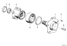 Полуось задн.моста/подшипн.ступ.колеса
