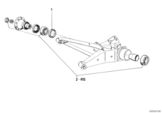 Полуось задн.моста/подшипн.ступ.колеса