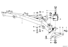 балка заднего моста