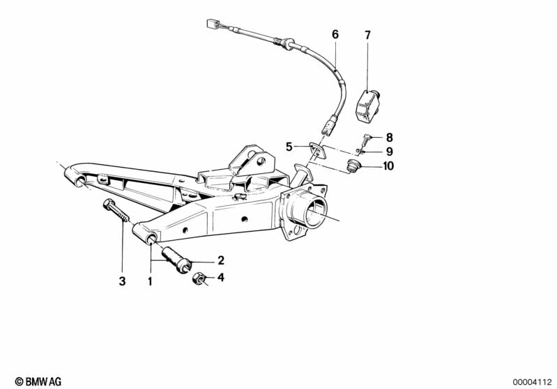 Балка заднего моста/подвеска колеса