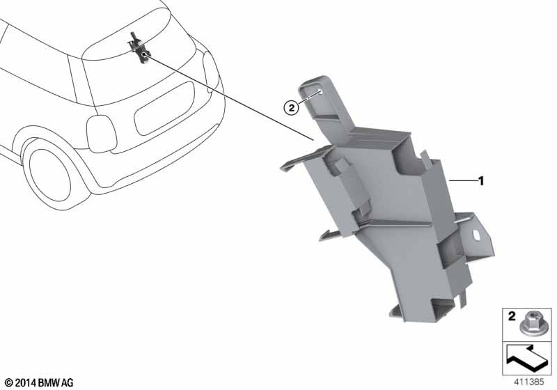 Кронштейн ЭБУ