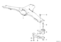 балка заднего моста