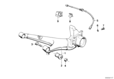 Балка заднего моста/подвеска колеса