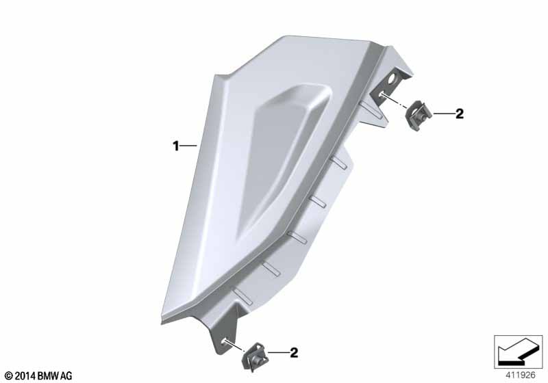 Накладка боковой части облицовки