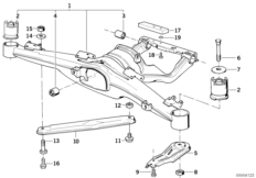 балка заднего моста