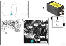 Реле задних противотуманных фонарей K49