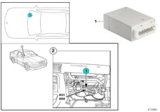 Реле модуля стеклоомыв.-стеклоочист.A64