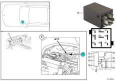 Реле сигнала тревоги столкновения N17