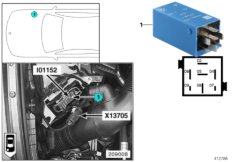 Реле электровентилятора I01152