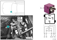 Реле стеклоочистителя 1 K36
