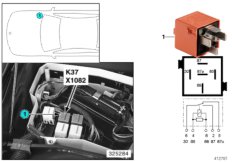 Реле стеклоочистителя 2 K37
