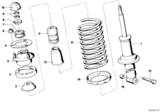 Детали амортизационной стойки Зд