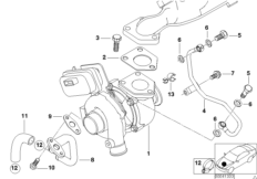 Турбонагнетатель со смазкой