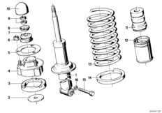 Детали амортизационной стойки Зд