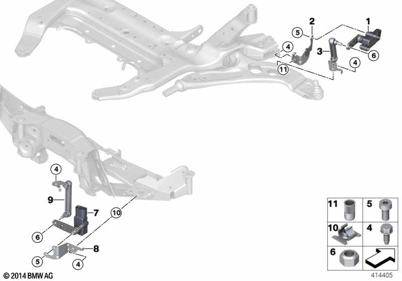 Датчик регулировки угла наклона фар