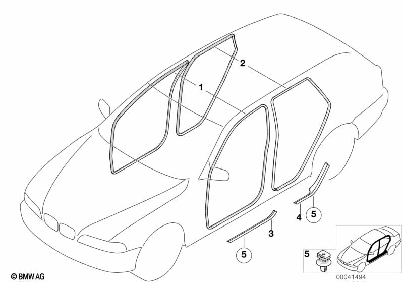 Защитная окантовка/накладка порога