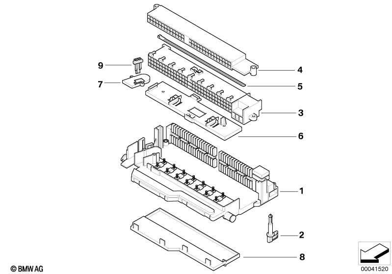 Детали блока предохранителей