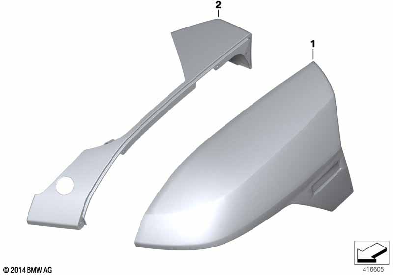 Окрашенные детали, кофр