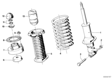 Аморт.стойка Зд регулир.дорожн.просвета