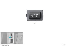 Выключатель отпирания багажного отдел.