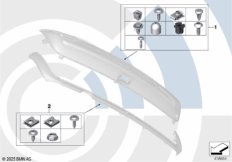 Монтажный комплект бампера