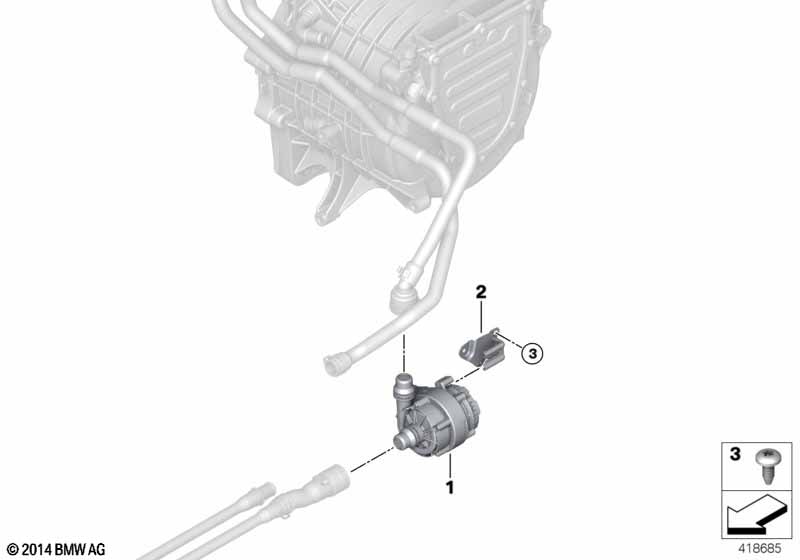Система охлаждения-насос ОЖ