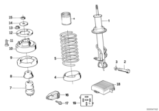 Аморт.стойка Зд EDC/рег.дорожн.просвета