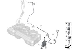 Фильтр с акт.углем/вентил.с.подачи топл.