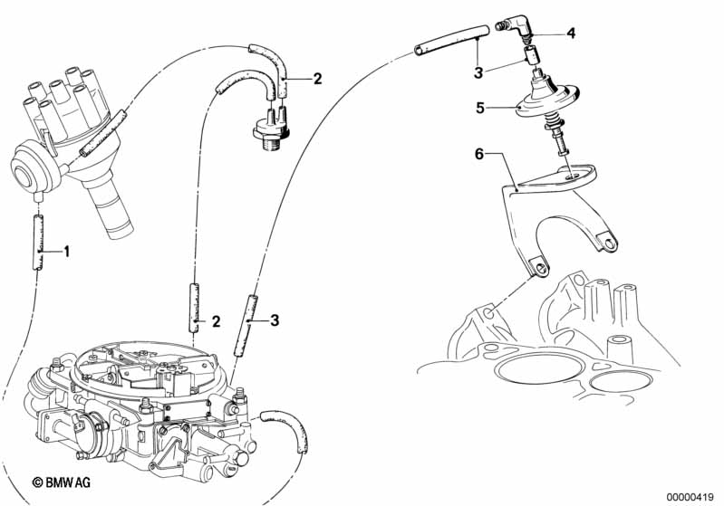 Вакуумная сист.управл.регулир.зажигания