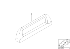 Инд.отделка деревом поручня на потолке