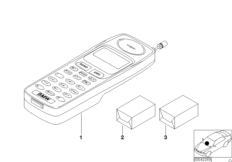 Комплект дооснащ.автомобильного телефона