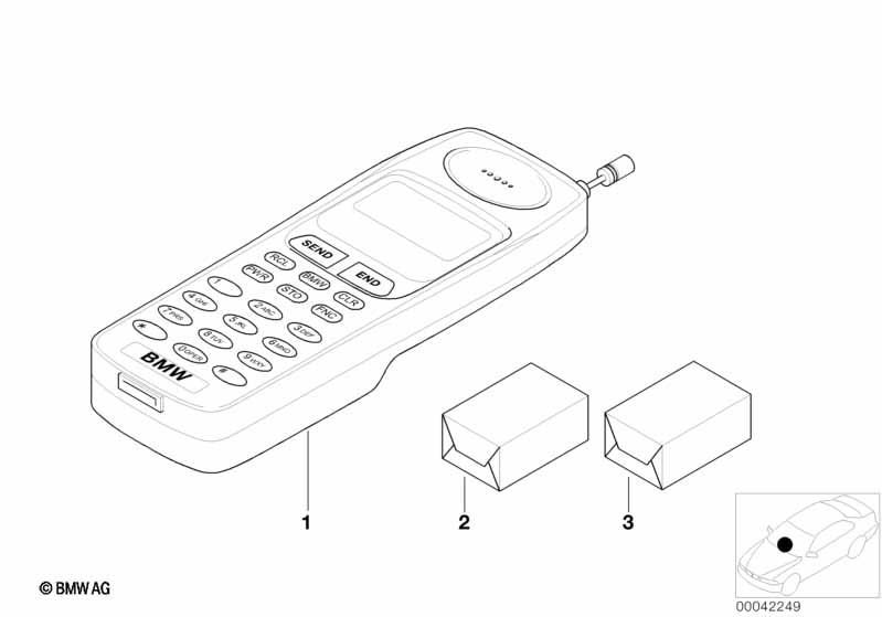 Комплект дооснащ.автомобильного телефона
