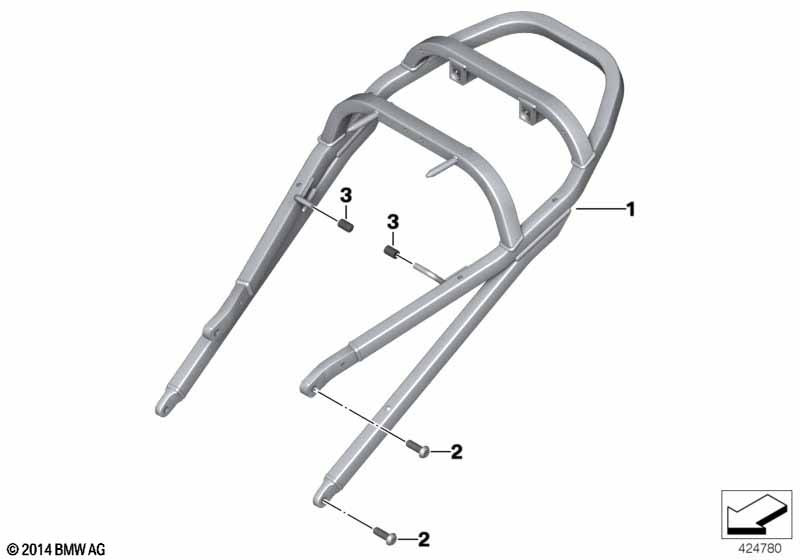 Задняя часть рамы