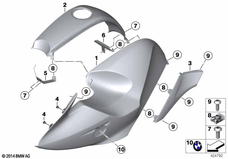 Боковая часть обшивки/средняя часть